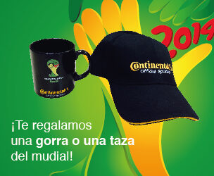 Te regalamos una gorra o una taza del mundial